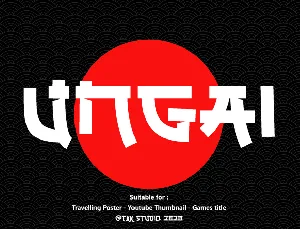 Ungai font