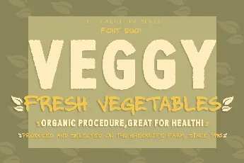 VEGgY PERSONAL USE font