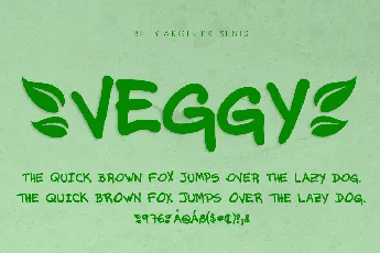 VEGgY PERSONAL USE font