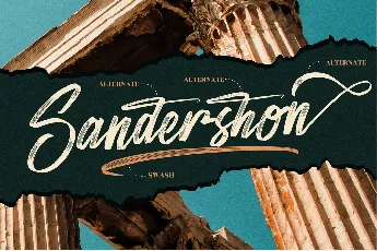 Sandershon font