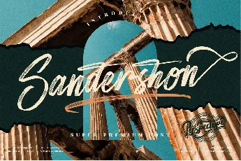 Sandershon font