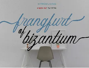 frangfurt of bizantium font