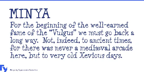 Minya font