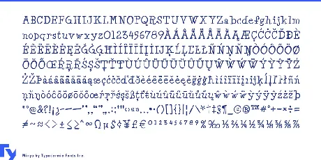 Minya font