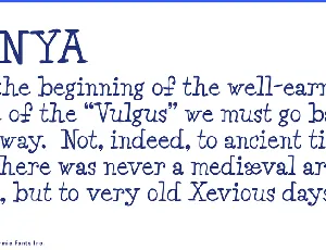 Minya font