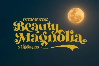 Beauty Magnolia Serif font