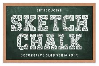 Sketch Chalk font