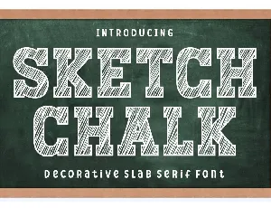 Sketch Chalk font