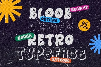 Bloob Waves font