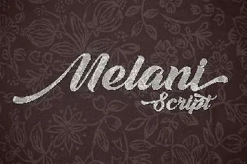 Melani Script font