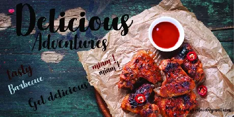 Delicious Adventures Free Download font