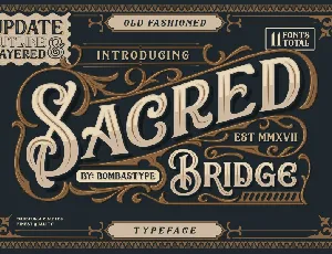 Sacred Bridge font