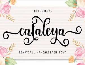 Cataleya Script font