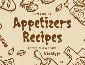 Appetizers R Demo font
