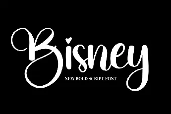 Bisney Handwritten font