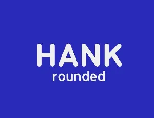 Hank Rounded font