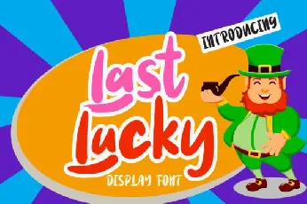 Last Lucky font