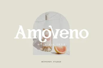 Amoveno font