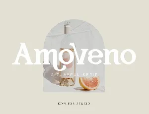 Amoveno font