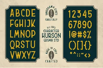 Hurson Typeface font