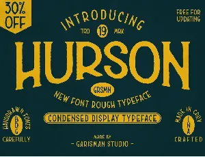 Hurson Typeface font