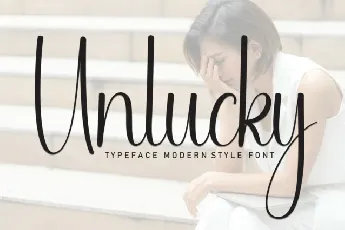 Unlucky Script font