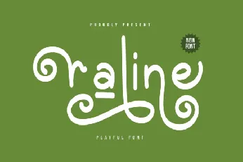 Raline Display font