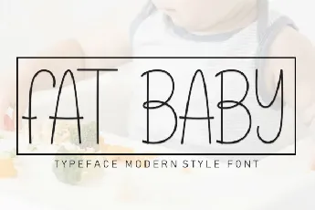 Fat Baby Display font