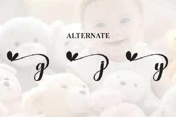 Babyday Script font