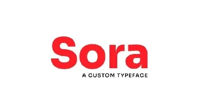 Sora Sans Serif Family font