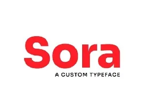 Sora Sans Serif Family font