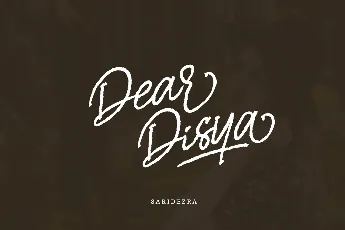 Dear Disya Script Free font