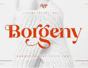 Borgeny font