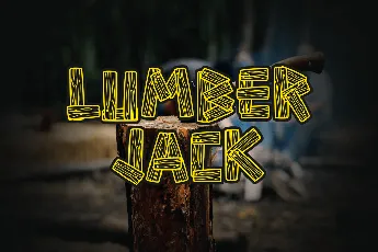 Woody Wood DEMO font