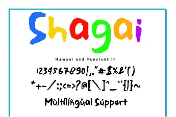 Shagai font