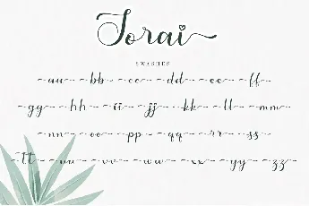 Sorai font