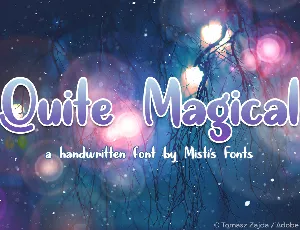 Quite Magical font