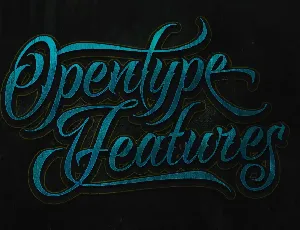 Raven Script DEMO font