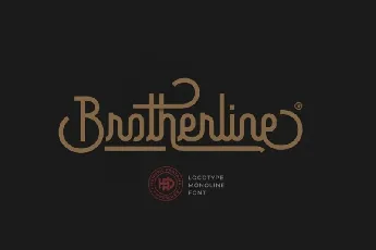 Brotherline font