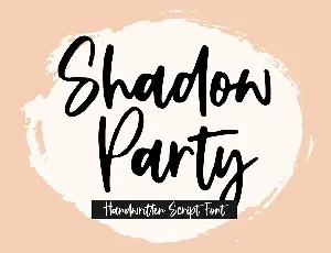 Shadow Party font