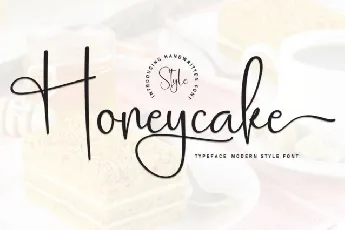 Honeycake font