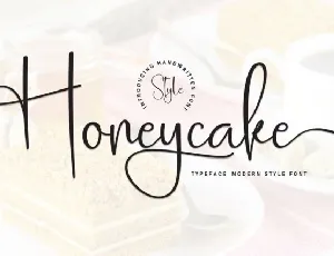 Honeycake font