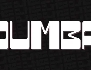 Dumba font