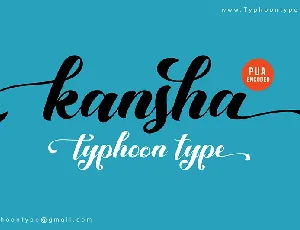 Kansha font