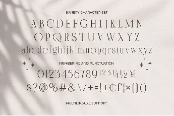 Banery font