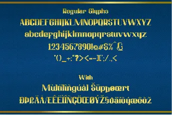 Beckenford_DEMO font