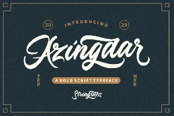 Azingdar font