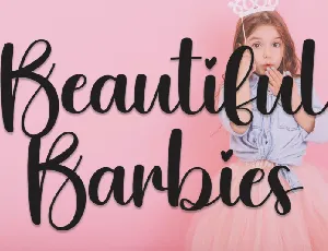 Beautiful Barbies Script font