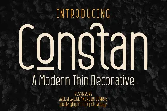 Constan font