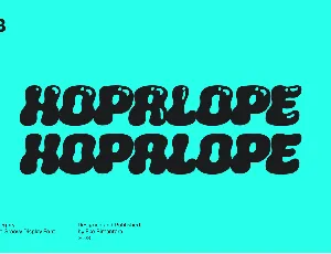 HOPALOPE TRIAL font